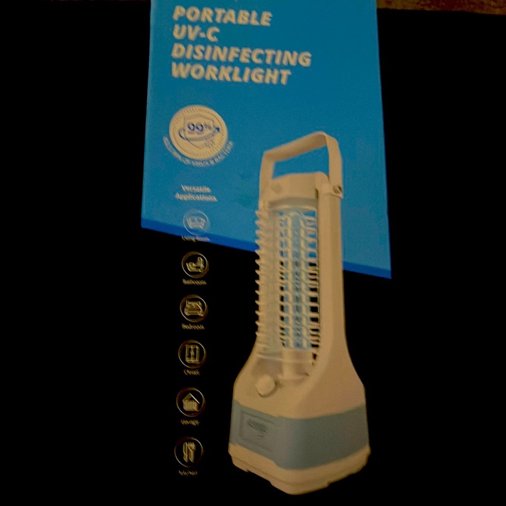 Portable uv-c disinfectant